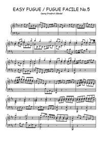 Fugue facile N°5 - Georg Friedrich Händel